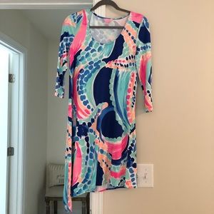 Lilly Pulitzer asymmetric dress